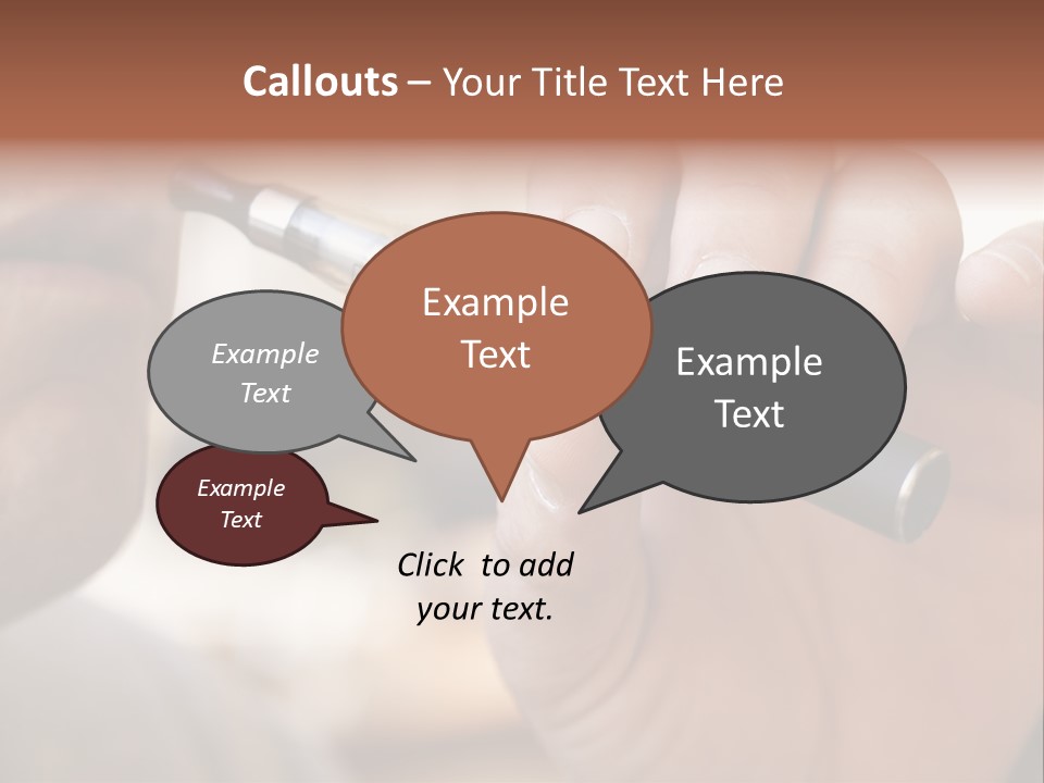 Tobacco Nicotine Inhaling PowerPoint Template
