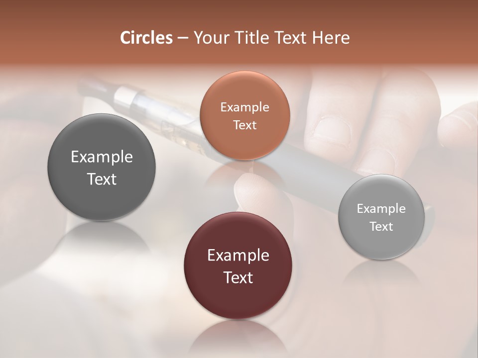 Tobacco Nicotine Inhaling PowerPoint Template