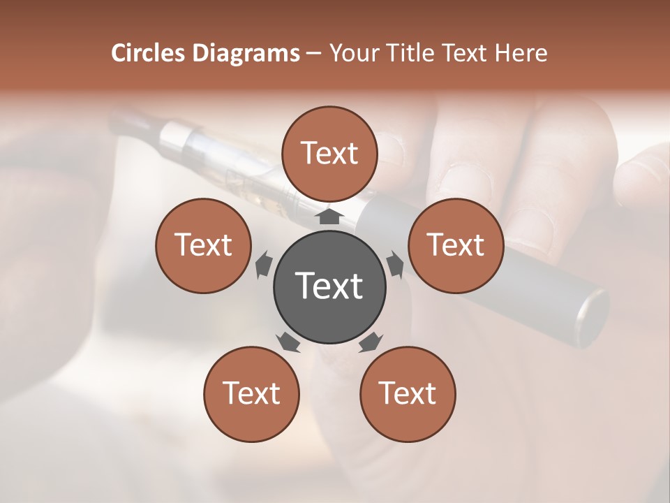 Tobacco Nicotine Inhaling PowerPoint Template