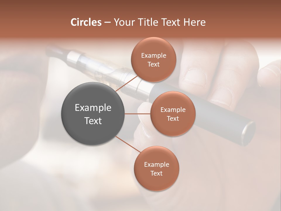 Tobacco Nicotine Inhaling PowerPoint Template