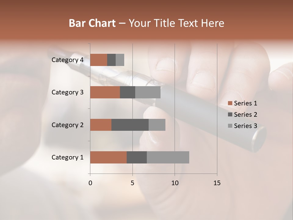 Tobacco Nicotine Inhaling PowerPoint Template
