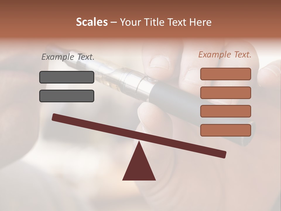 Tobacco Nicotine Inhaling PowerPoint Template