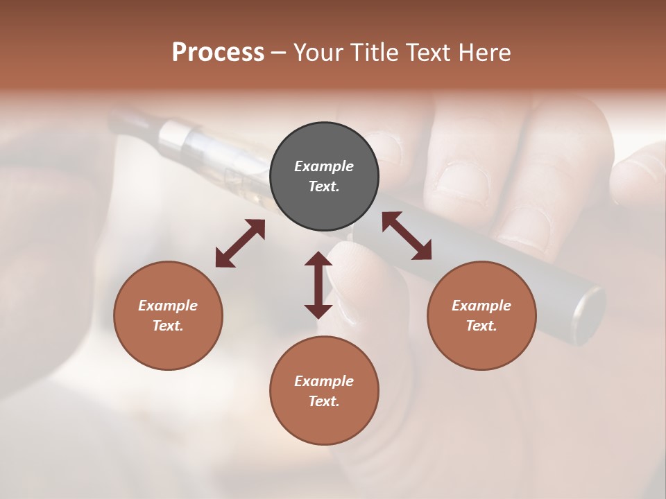 Tobacco Nicotine Inhaling PowerPoint Template