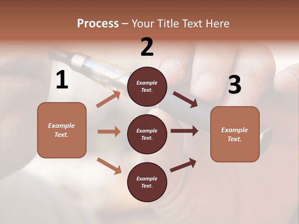 Tobacco Nicotine Inhaling PowerPoint Template