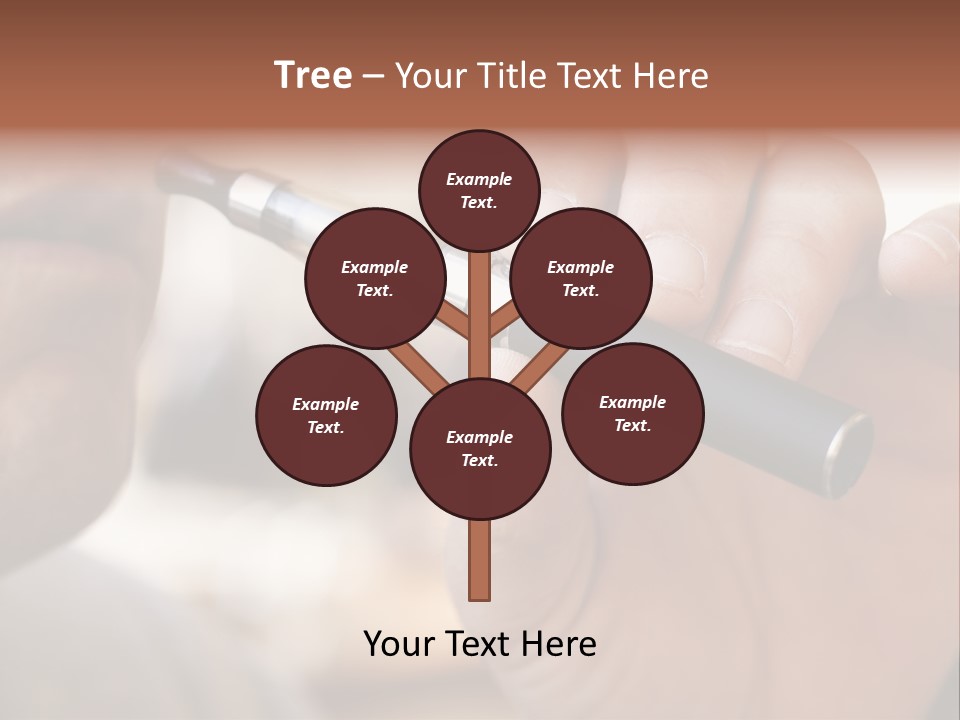 Tobacco Nicotine Inhaling PowerPoint Template