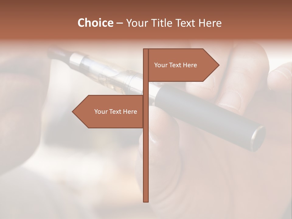 Tobacco Nicotine Inhaling PowerPoint Template