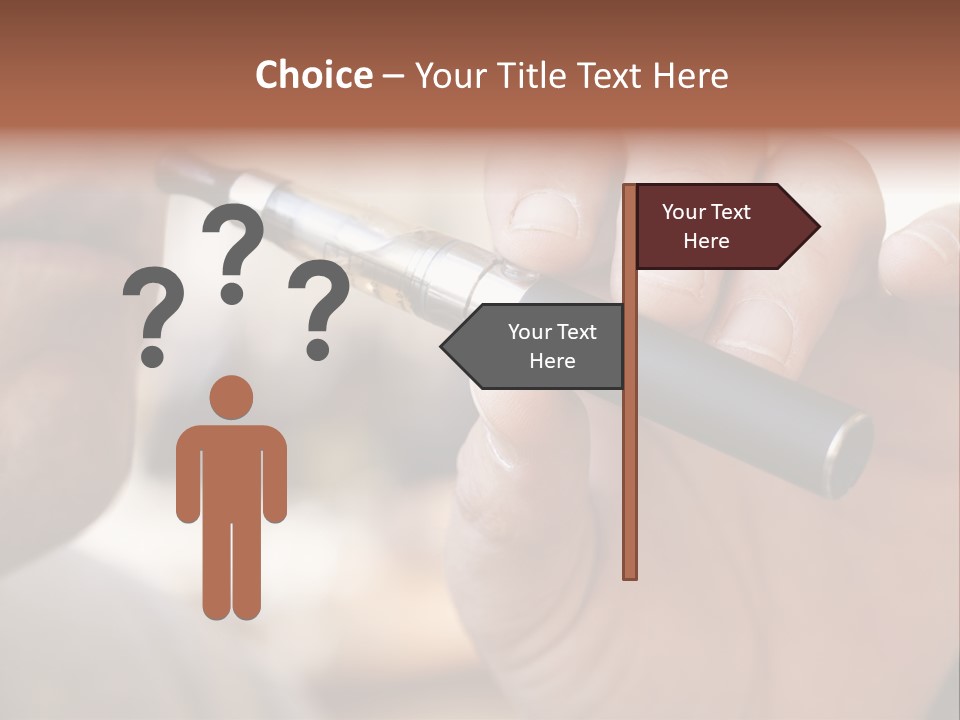 Tobacco Nicotine Inhaling PowerPoint Template