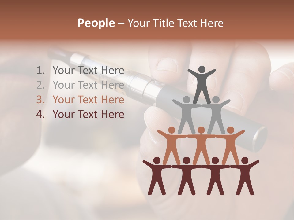 Tobacco Nicotine Inhaling PowerPoint Template