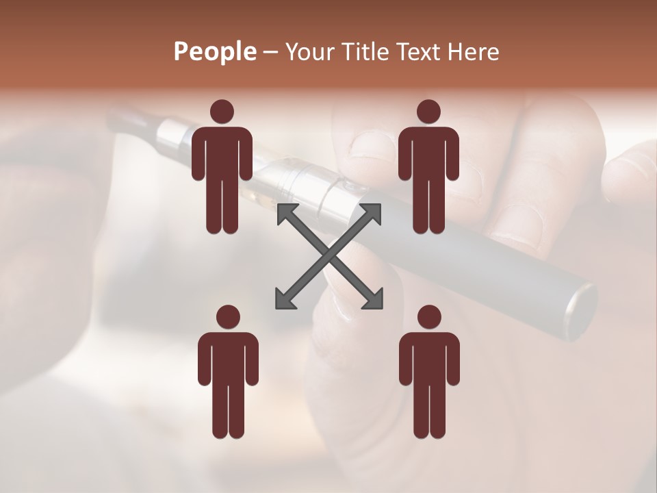 Tobacco Nicotine Inhaling PowerPoint Template