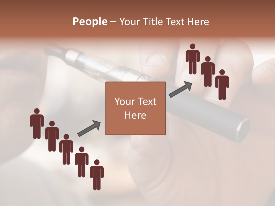 Tobacco Nicotine Inhaling PowerPoint Template