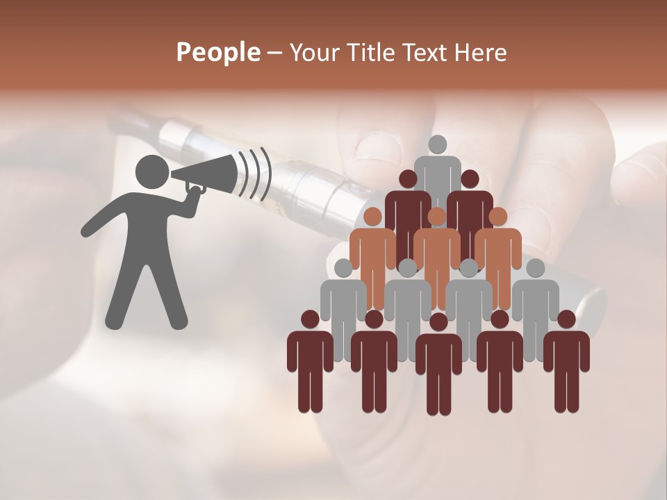 Tobacco Nicotine Inhaling PowerPoint Template