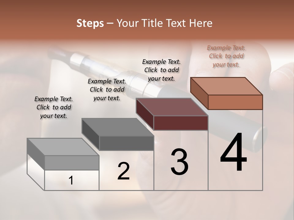 Tobacco Nicotine Inhaling PowerPoint Template