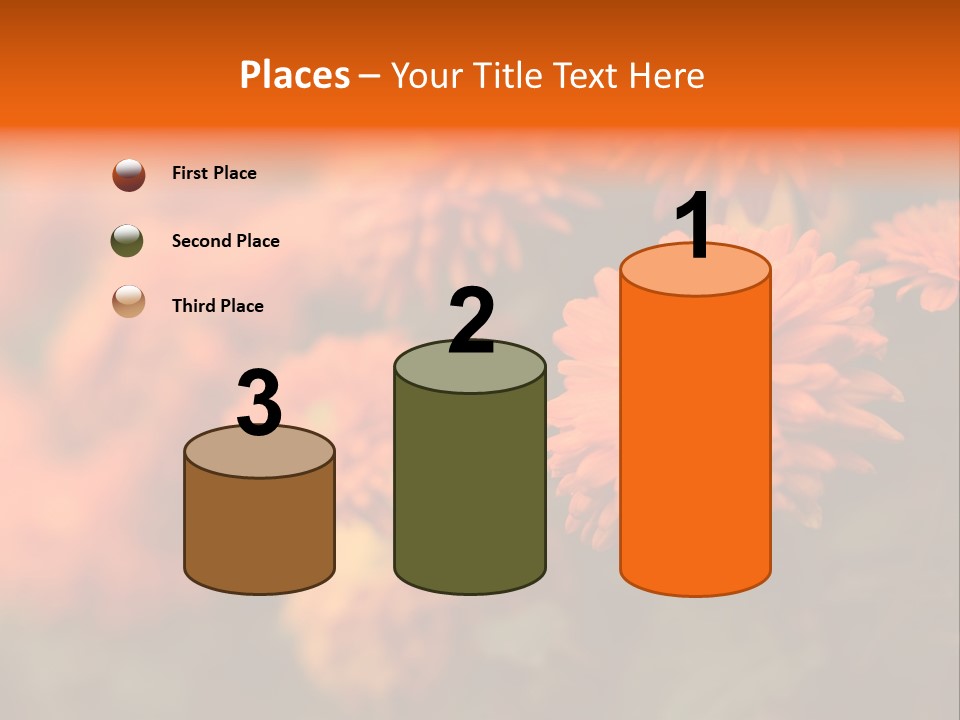 Plant Pattern Autumn PowerPoint Template