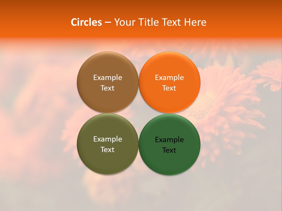 Plant Pattern Autumn PowerPoint Template