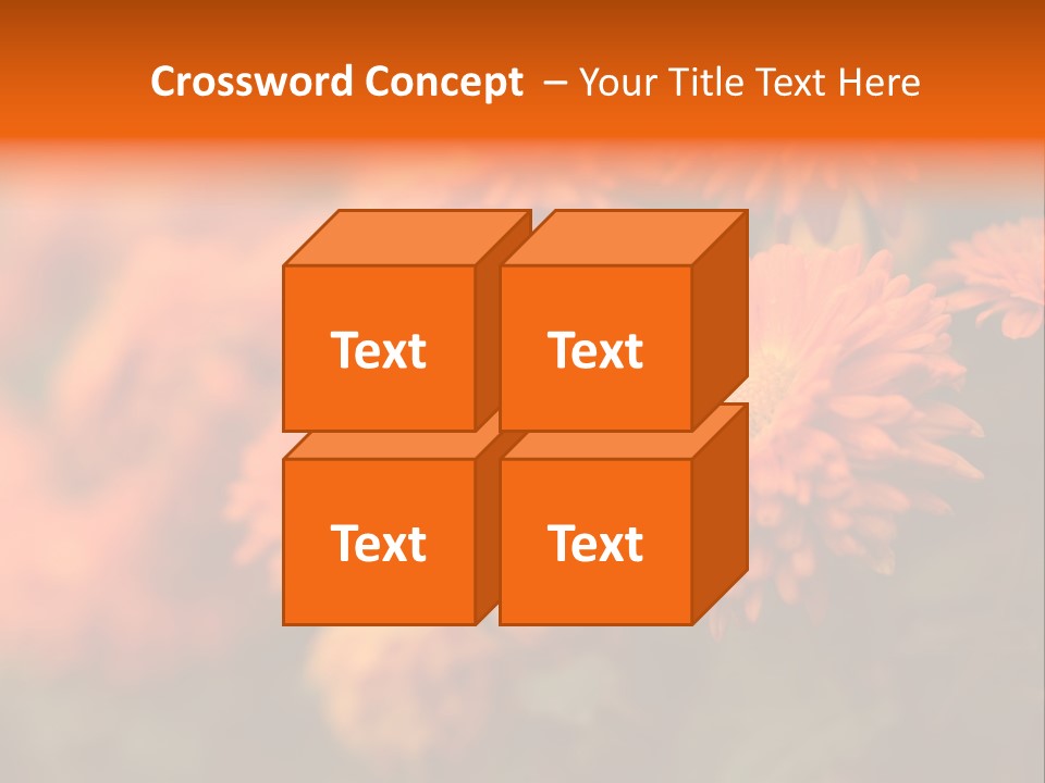 Plant Pattern Autumn PowerPoint Template