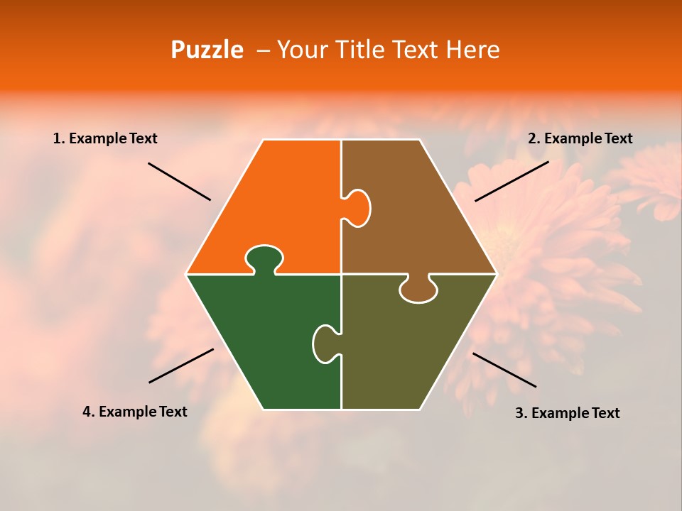 Plant Pattern Autumn PowerPoint Template