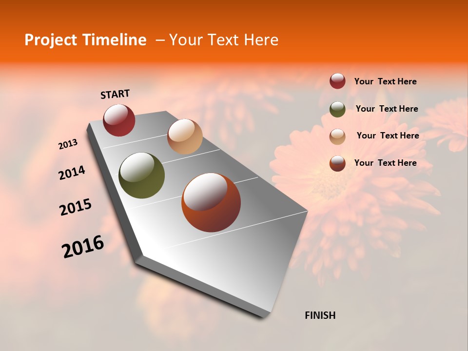 Plant Pattern Autumn PowerPoint Template
