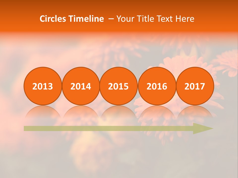 Plant Pattern Autumn PowerPoint Template