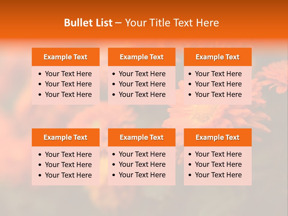 Plant Pattern Autumn PowerPoint Template