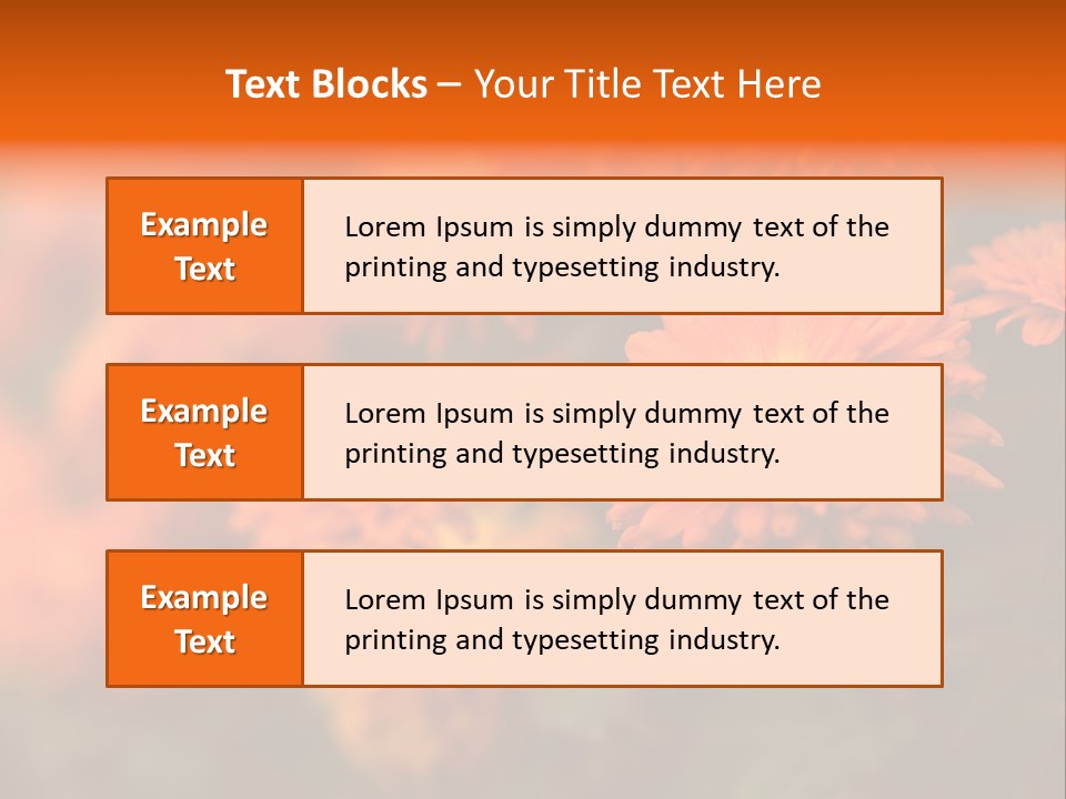 Plant Pattern Autumn PowerPoint Template