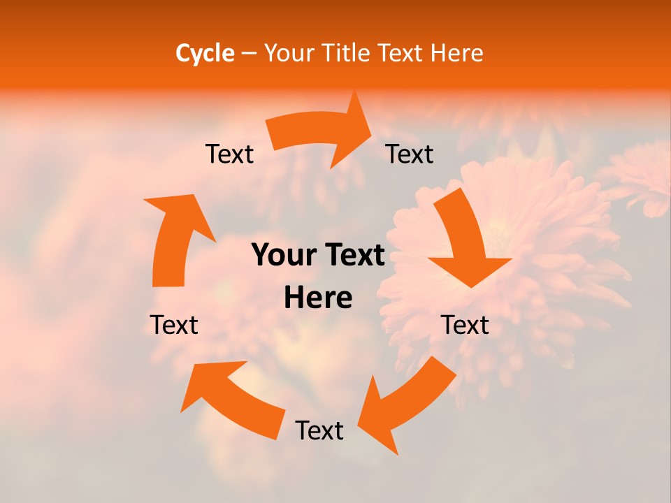 Plant Pattern Autumn PowerPoint Template