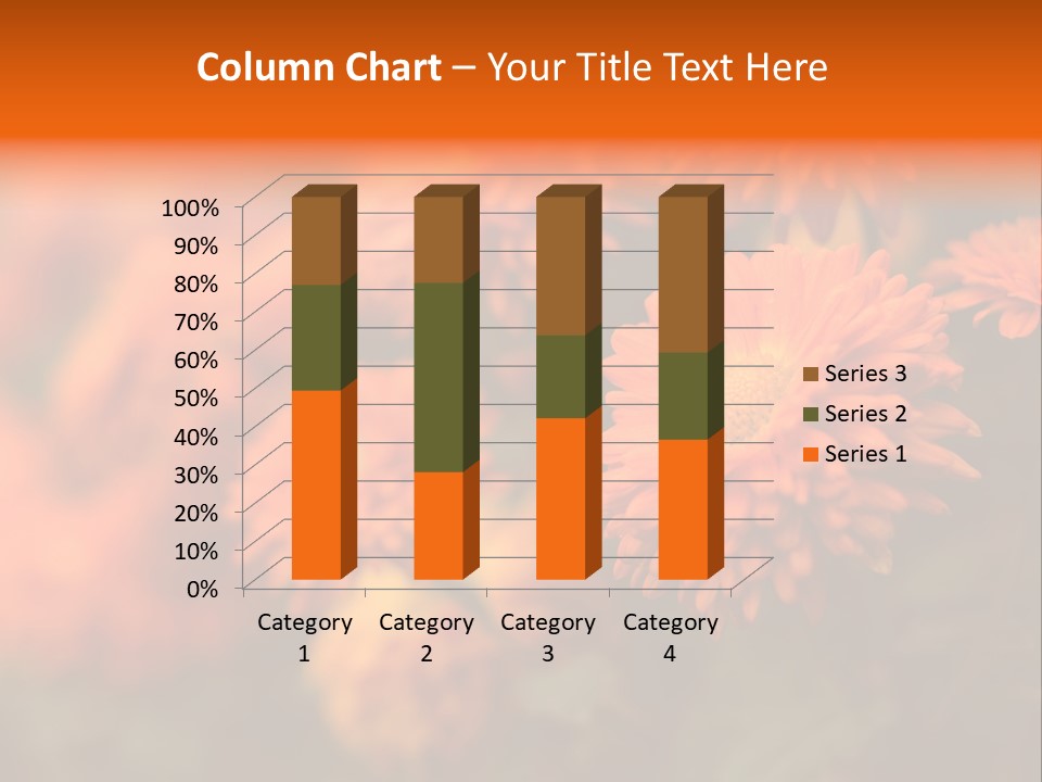 Plant Pattern Autumn PowerPoint Template