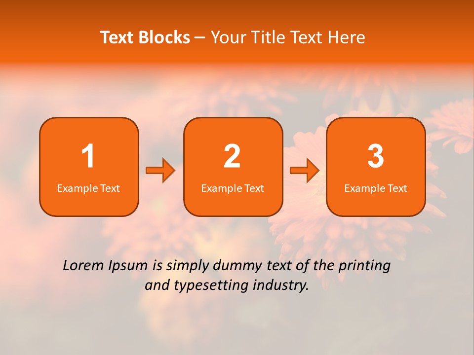 Plant Pattern Autumn PowerPoint Template