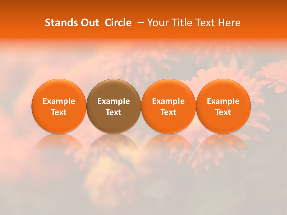 Plant Pattern Autumn PowerPoint Template