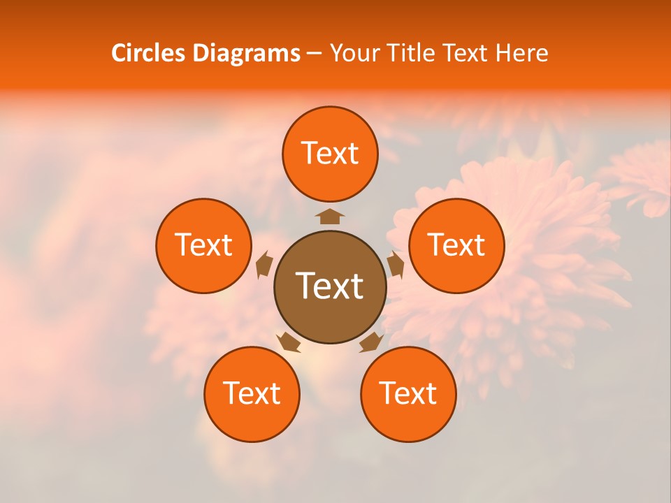 Plant Pattern Autumn PowerPoint Template