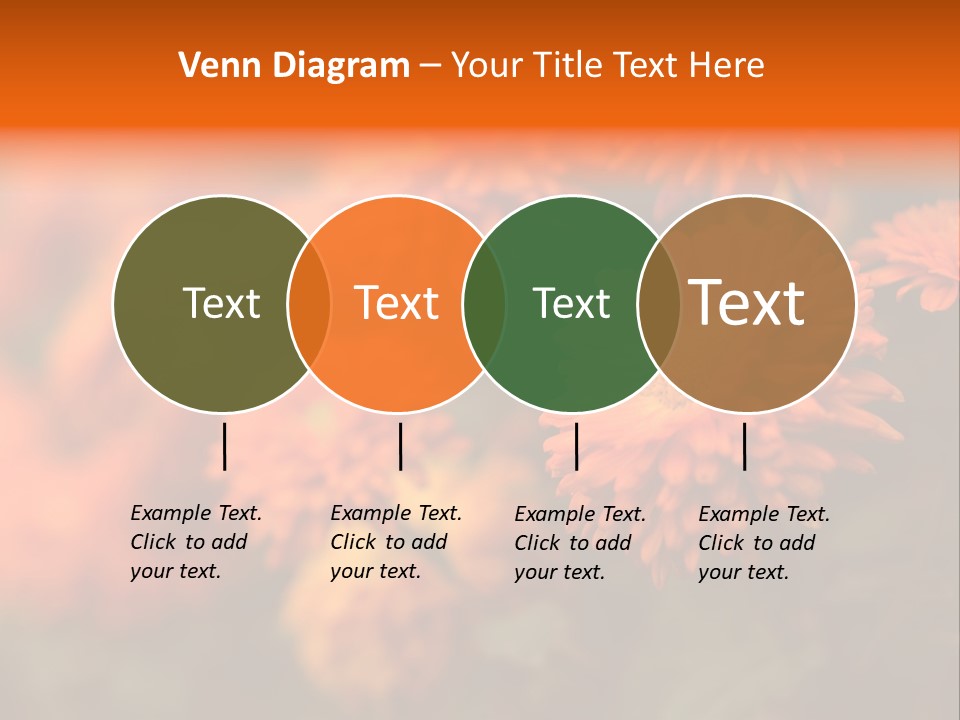 Plant Pattern Autumn PowerPoint Template