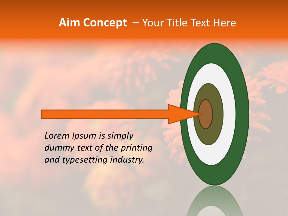 Plant Pattern Autumn PowerPoint Template