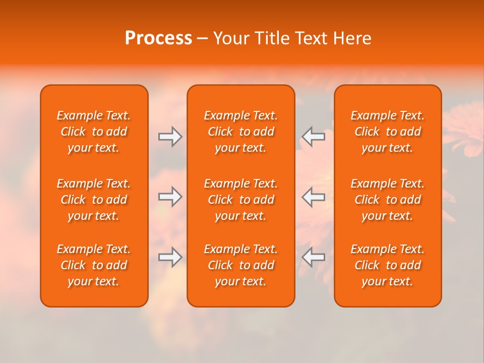 Plant Pattern Autumn PowerPoint Template