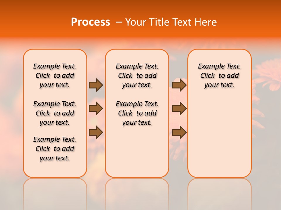 Plant Pattern Autumn PowerPoint Template