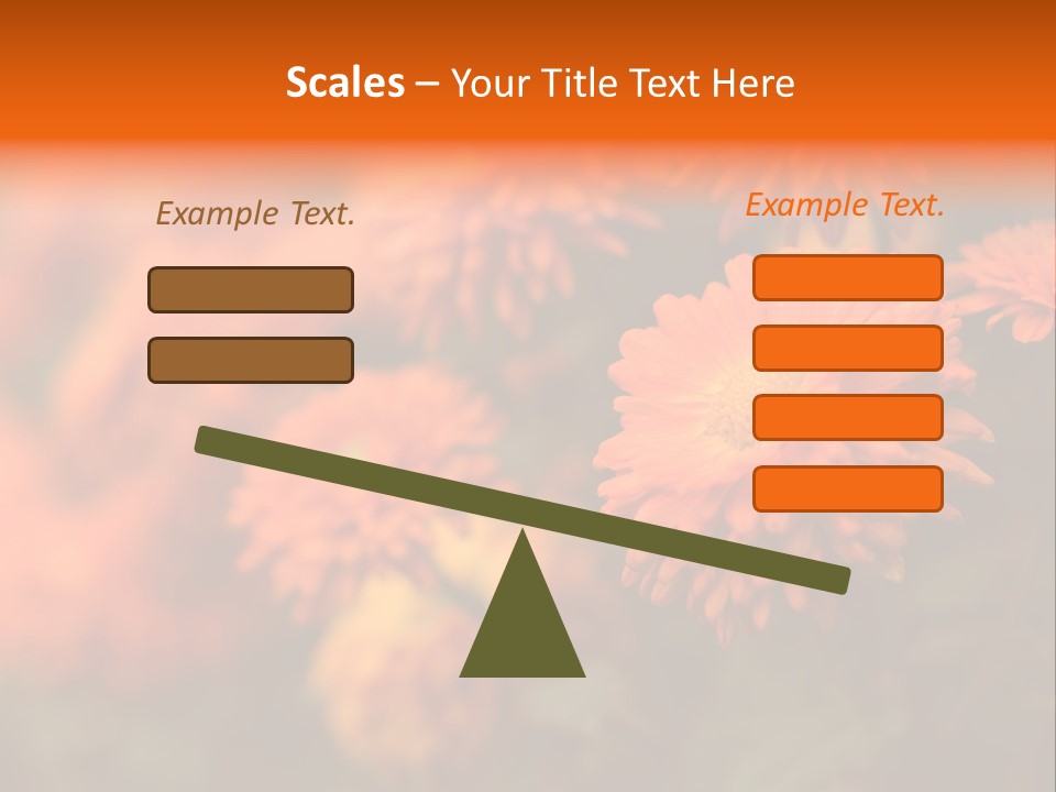 Plant Pattern Autumn PowerPoint Template