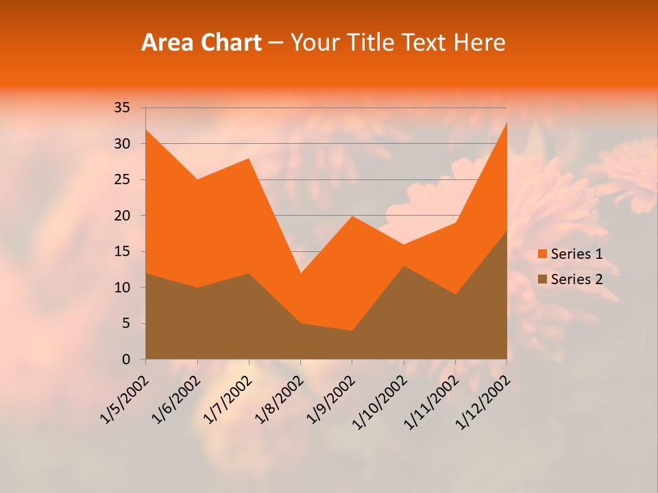 Plant Pattern Autumn PowerPoint Template