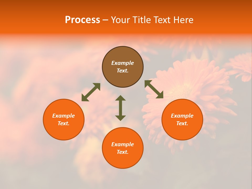 Plant Pattern Autumn PowerPoint Template