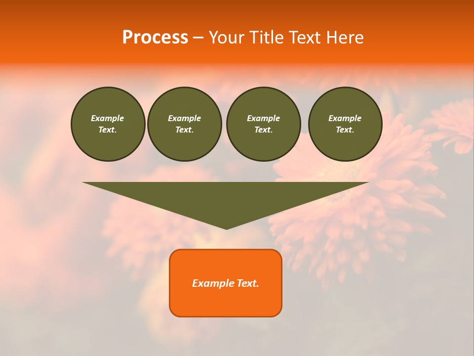 Plant Pattern Autumn PowerPoint Template