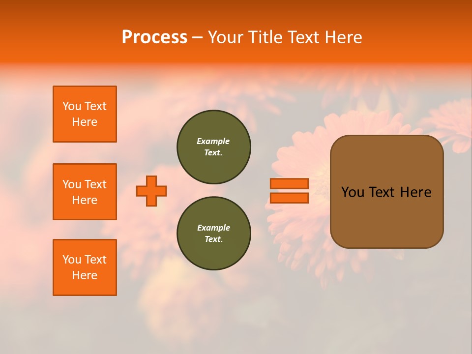Plant Pattern Autumn PowerPoint Template