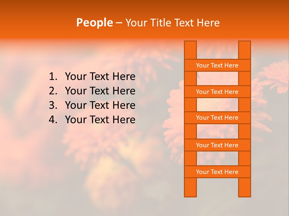 Plant Pattern Autumn PowerPoint Template