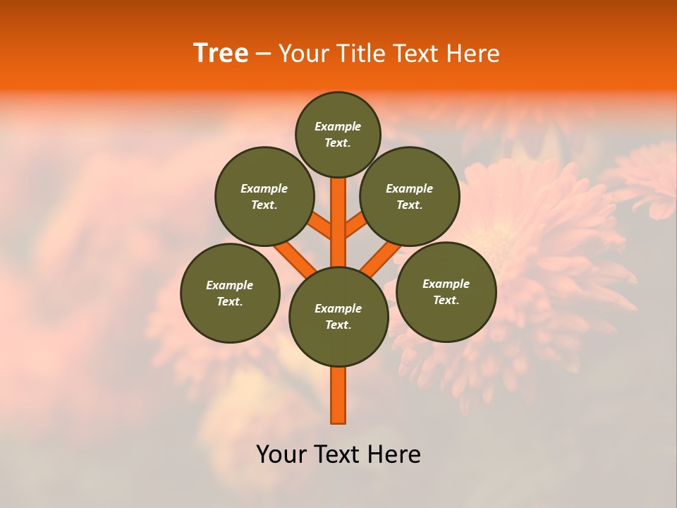 Plant Pattern Autumn PowerPoint Template
