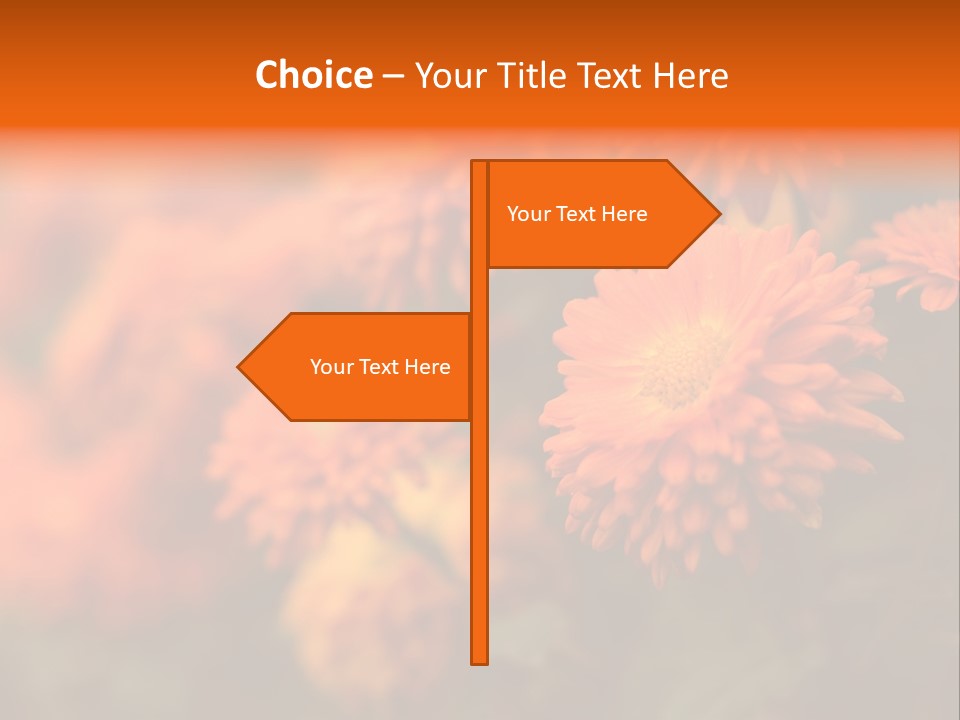 Plant Pattern Autumn PowerPoint Template