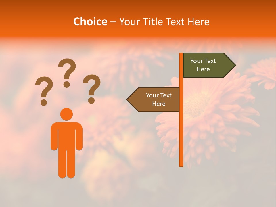 Plant Pattern Autumn PowerPoint Template