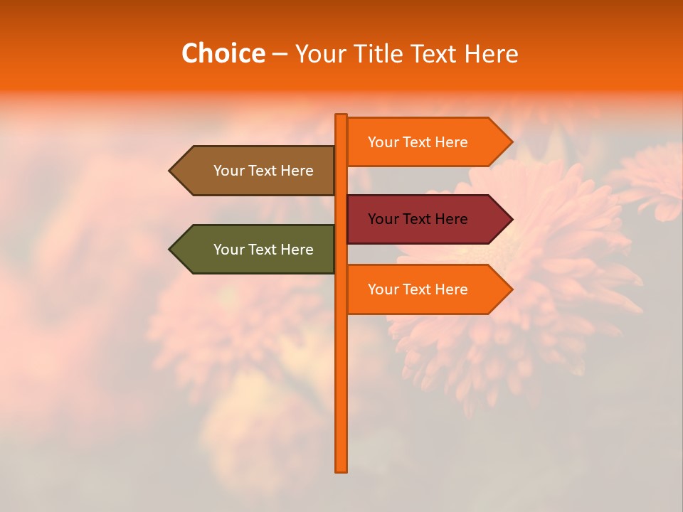 Plant Pattern Autumn PowerPoint Template