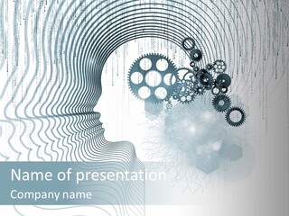 Computation Light Logic PowerPoint Template