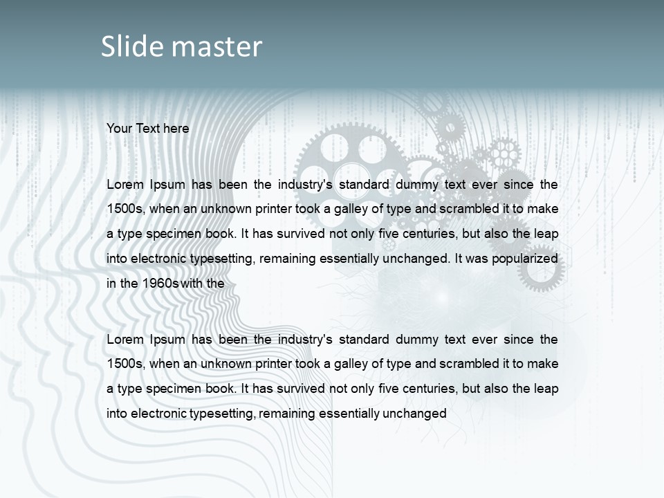 Computation Light Logic PowerPoint Template