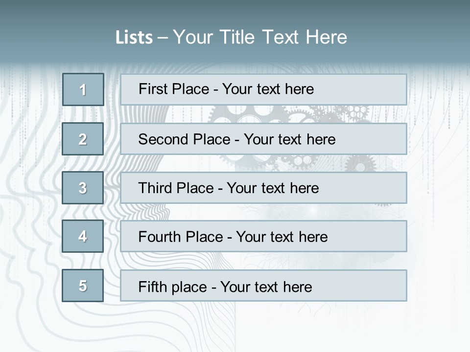 Computation Light Logic PowerPoint Template