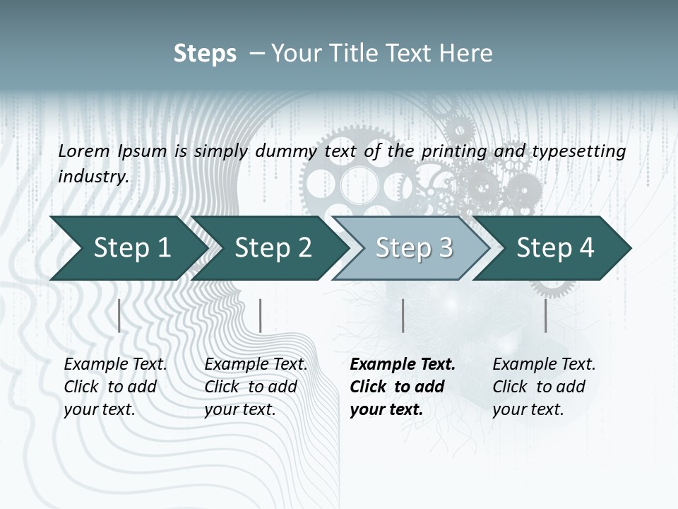 Computation Light Logic PowerPoint Template