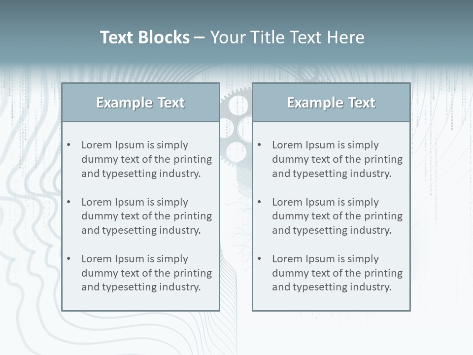 Computation Light Logic PowerPoint Template