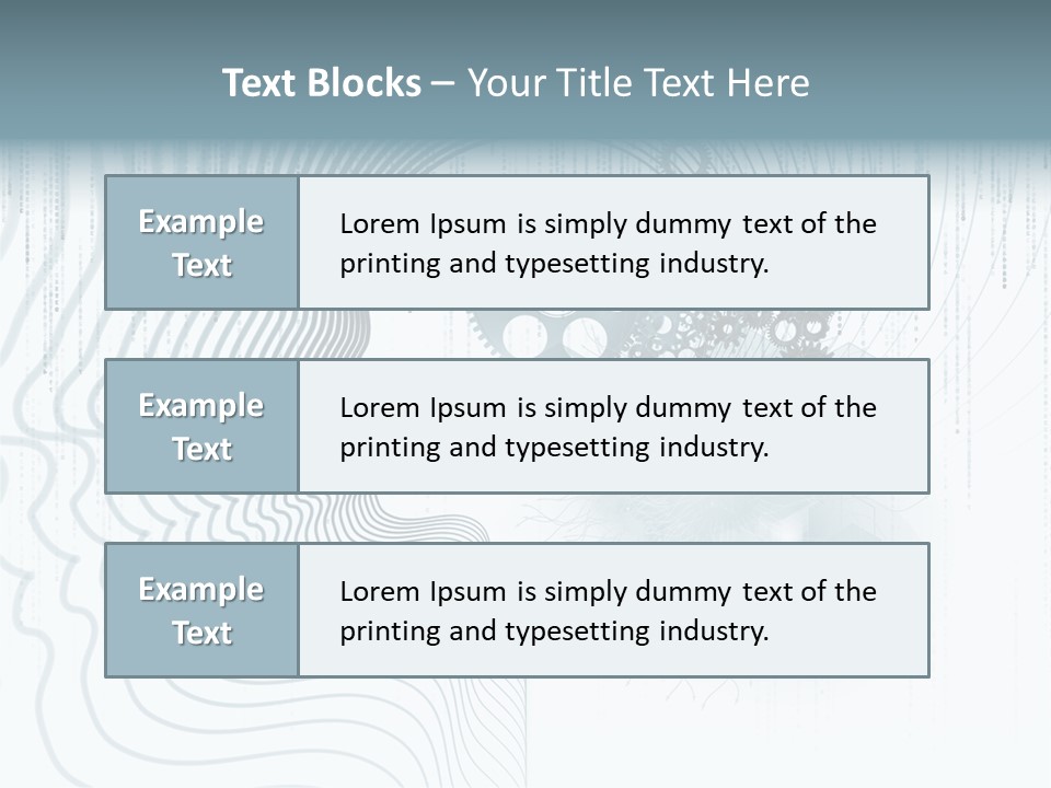 Computation Light Logic PowerPoint Template