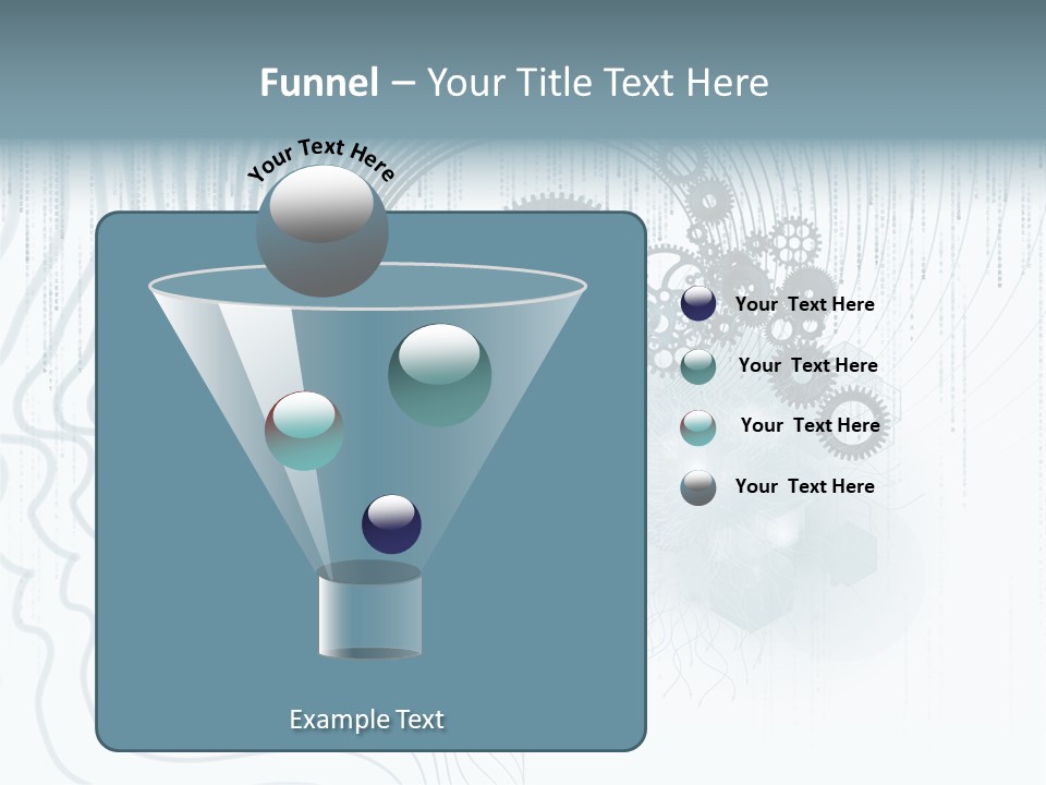 Computation Light Logic PowerPoint Template